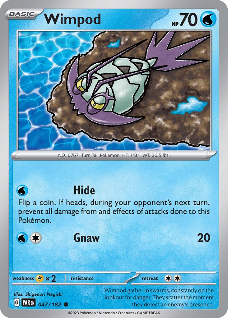 Wimpod 047/266 — Paradox Rift (English Pokémon TCG card)