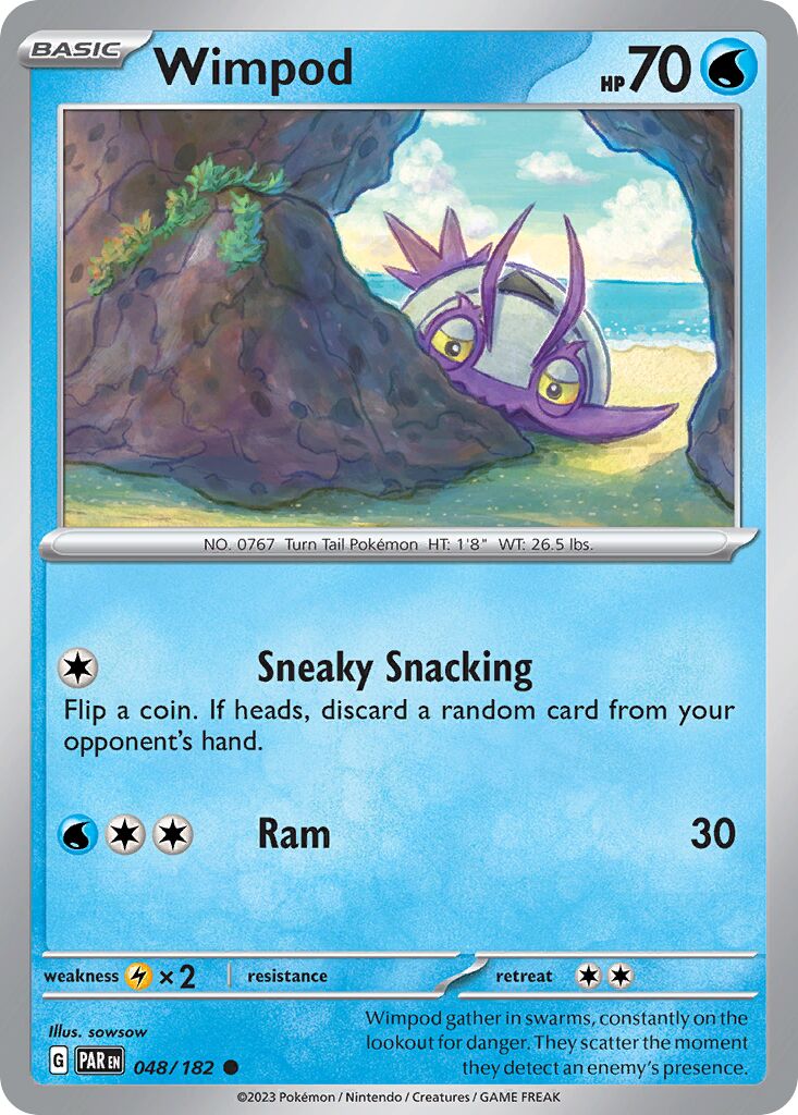 Wimpod 048/266 — Paradox Rift (English Pokémon TCG card)