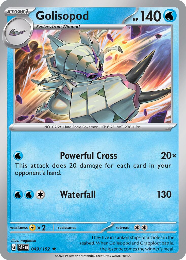Golisopod 049/266 — Paradox Rift (English Pokémon TCG card)