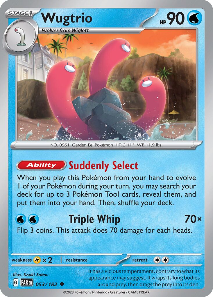Wugtrio 053/266 — Paradox Rift (English Pokémon TCG card)