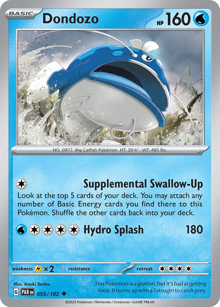 Dondozo 055/266 — Paradox Rift (English Pokémon TCG card)