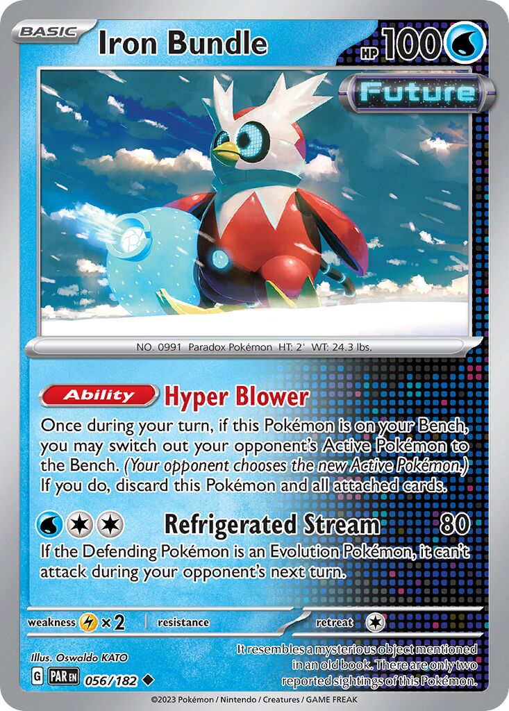 Iron Bundle 056/266 — Paradox Rift (English Pokémon TCG card)
