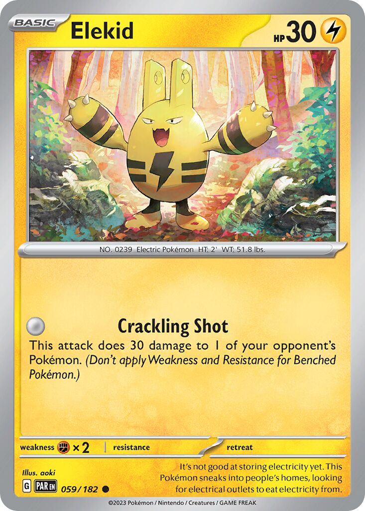 Elekid 059/266 — Paradox Rift (English Pokémon TCG card)