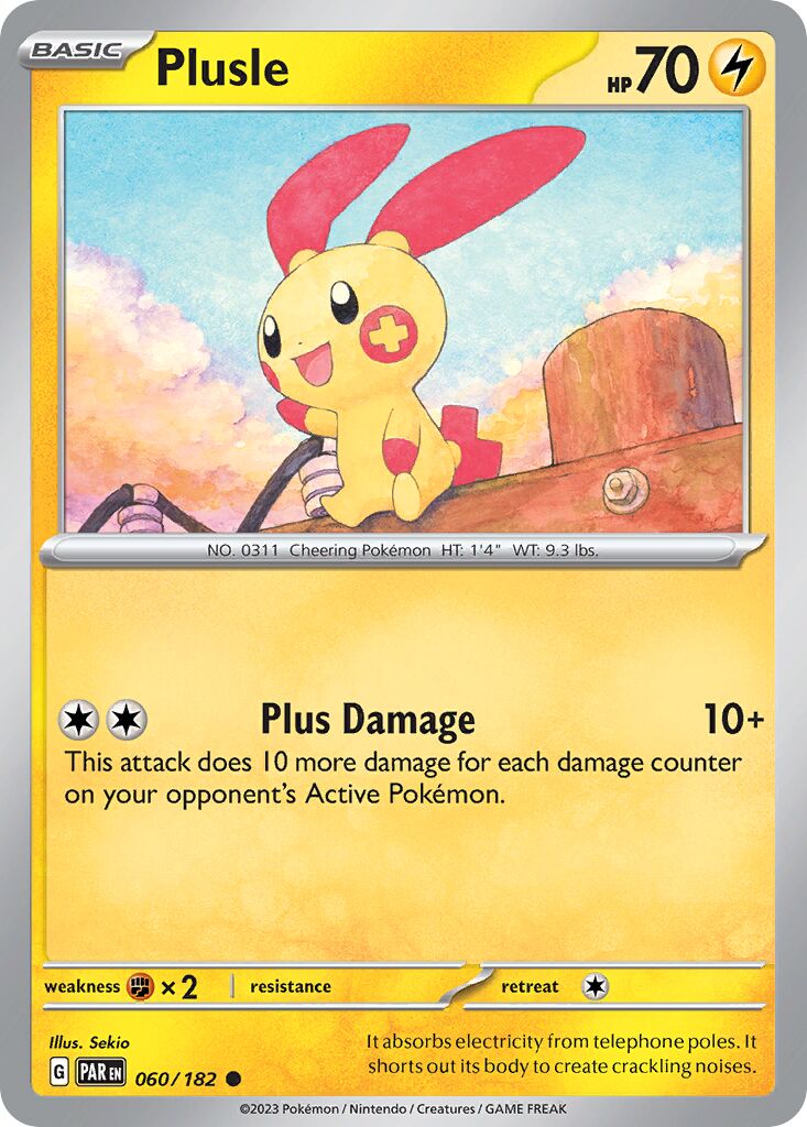 Plusle 060/266 — Paradox Rift (English Pokémon TCG card)
