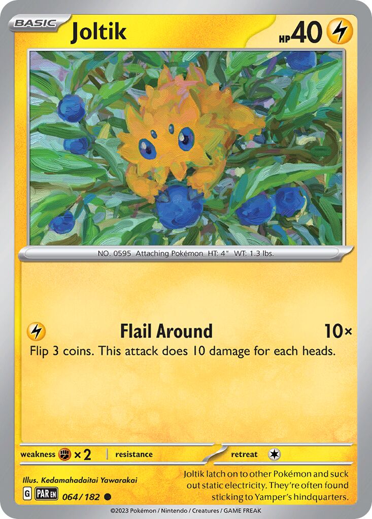 Joltik 064/266 — Paradox Rift (English Pokémon TCG card)