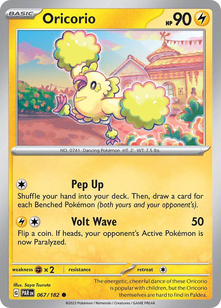 Oricorio 067/266 — Paradox Rift (English Pokémon TCG card)