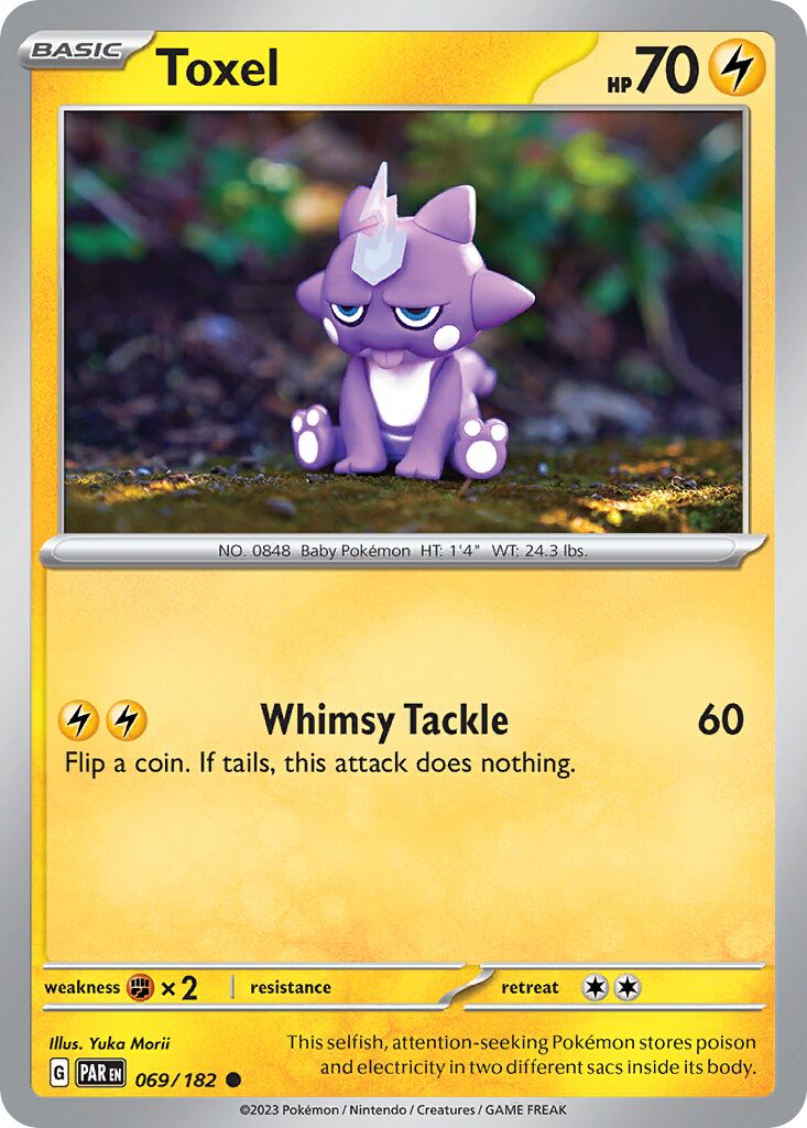Toxel 069/266 — Paradox Rift (English Pokémon TCG card)