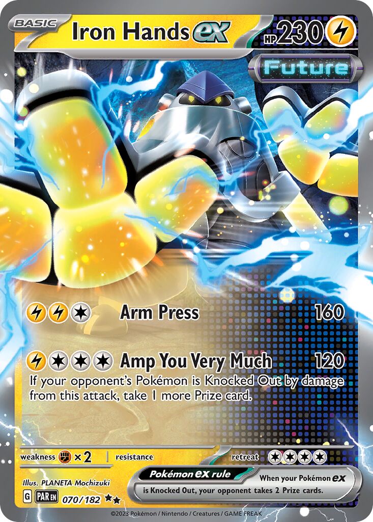 Iron Hands ex 070/266 — Paradox Rift (English Pokémon TCG card)