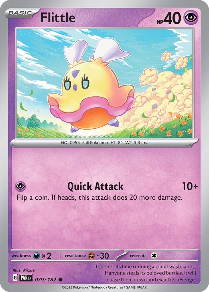 Flittle 079/266 — Paradox Rift (English Pokémon TCG card)
