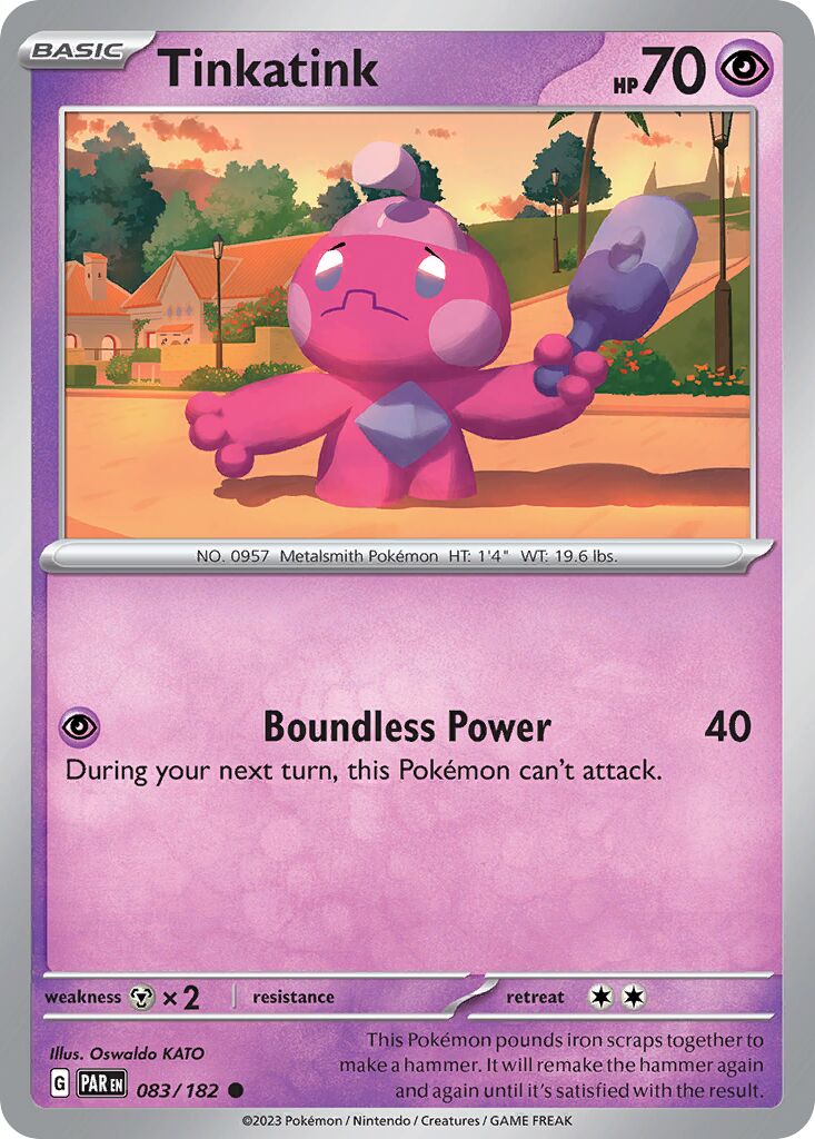 Tinkatink 083/266 — Paradox Rift (English Pokémon TCG card)