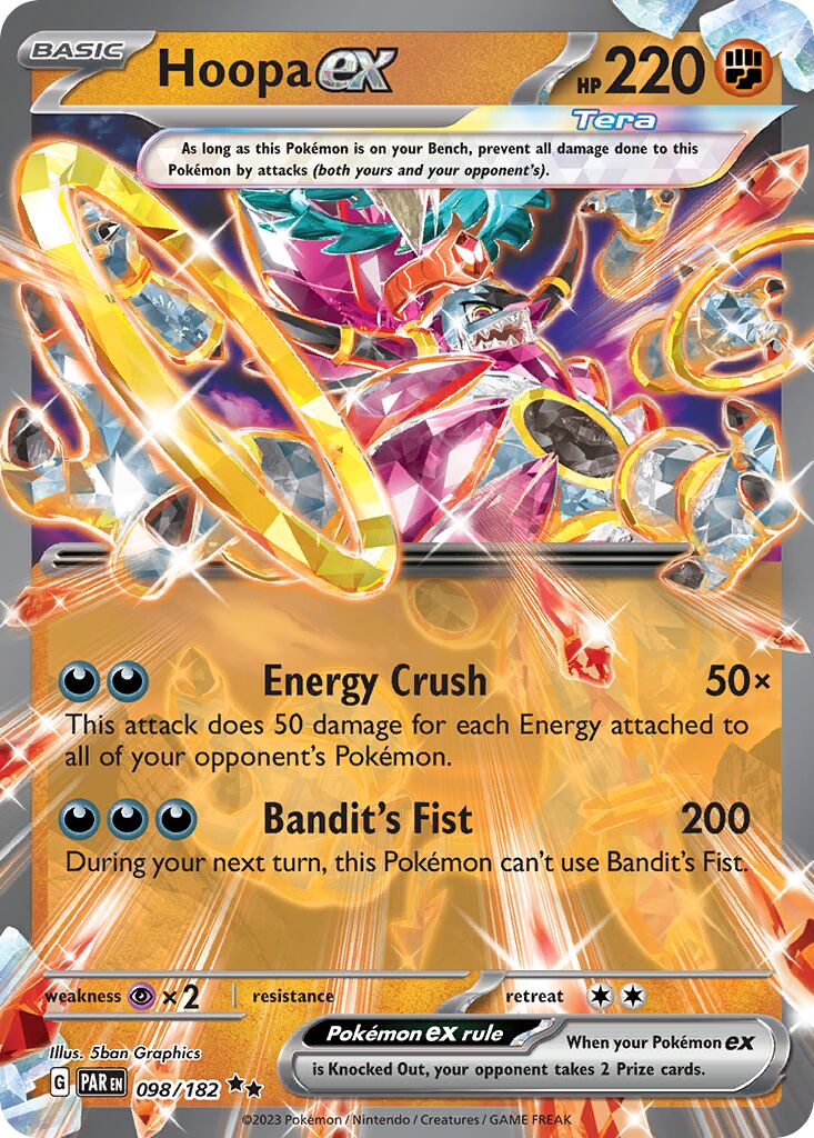 Hoopa ex 098/266 — Paradox Rift (English Pokémon TCG card)