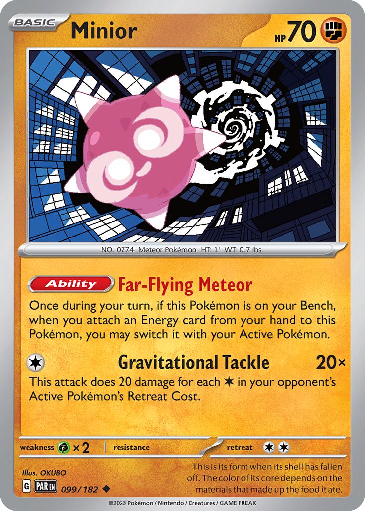 Minior 099/266 — Paradox Rift (English Pokémon TCG card)
