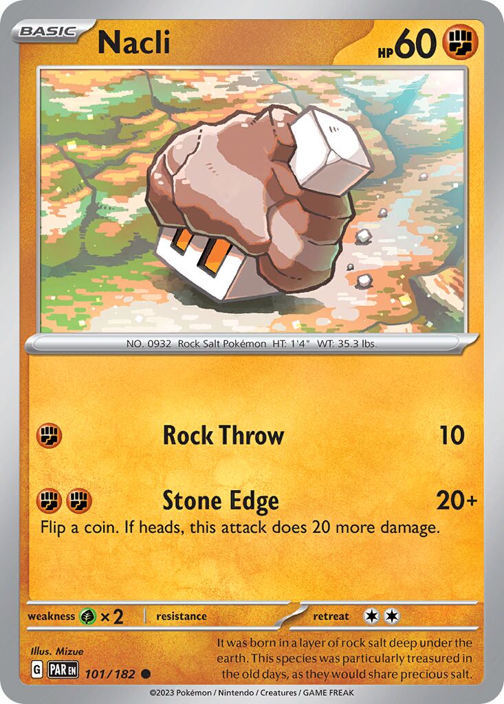 Nacli 101/266 — Paradox Rift (English Pokémon TCG card)