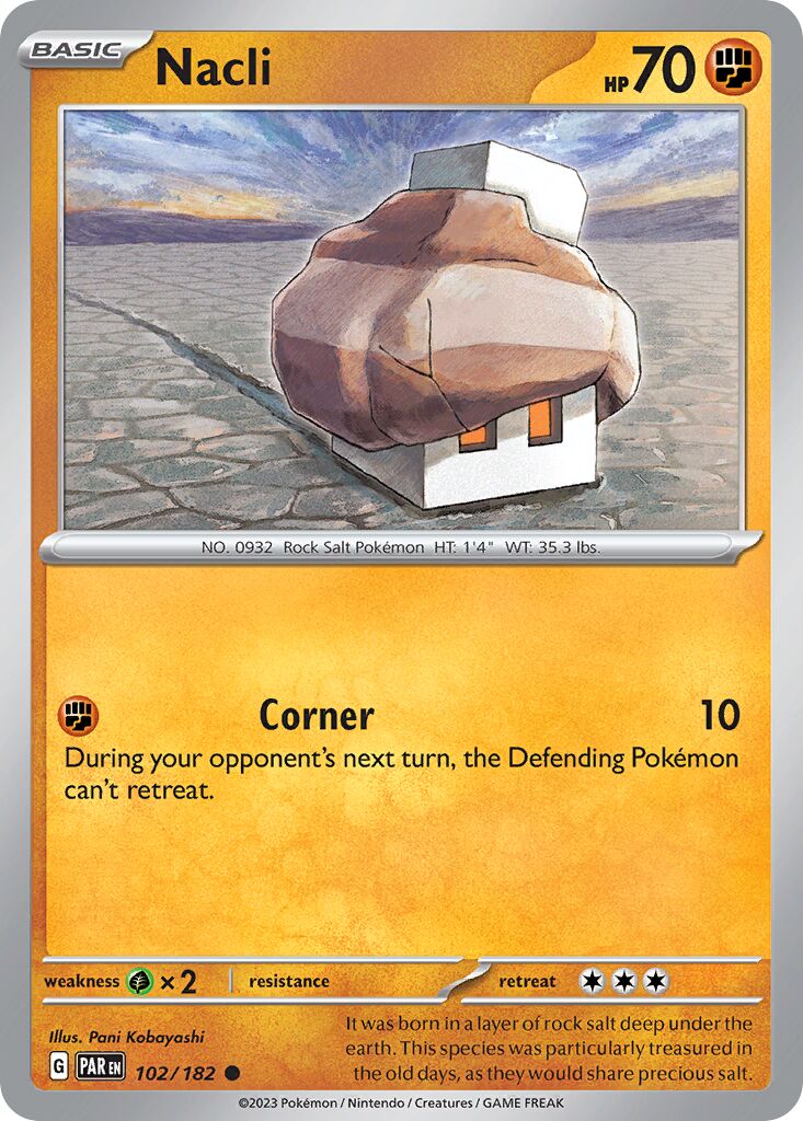 Nacli 102/266 — Paradox Rift (English Pokémon TCG card)
