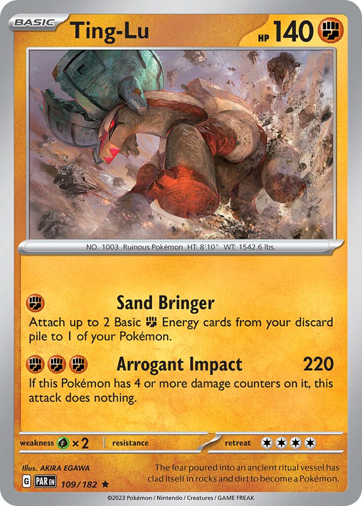 Ting-Lu 109/266 — Paradox Rift (English Pokémon TCG card)