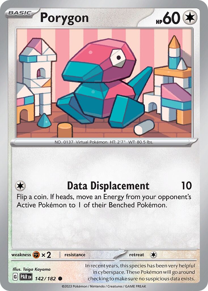 Porygon 142/266 — Paradox Rift (English Pokémon TCG card)