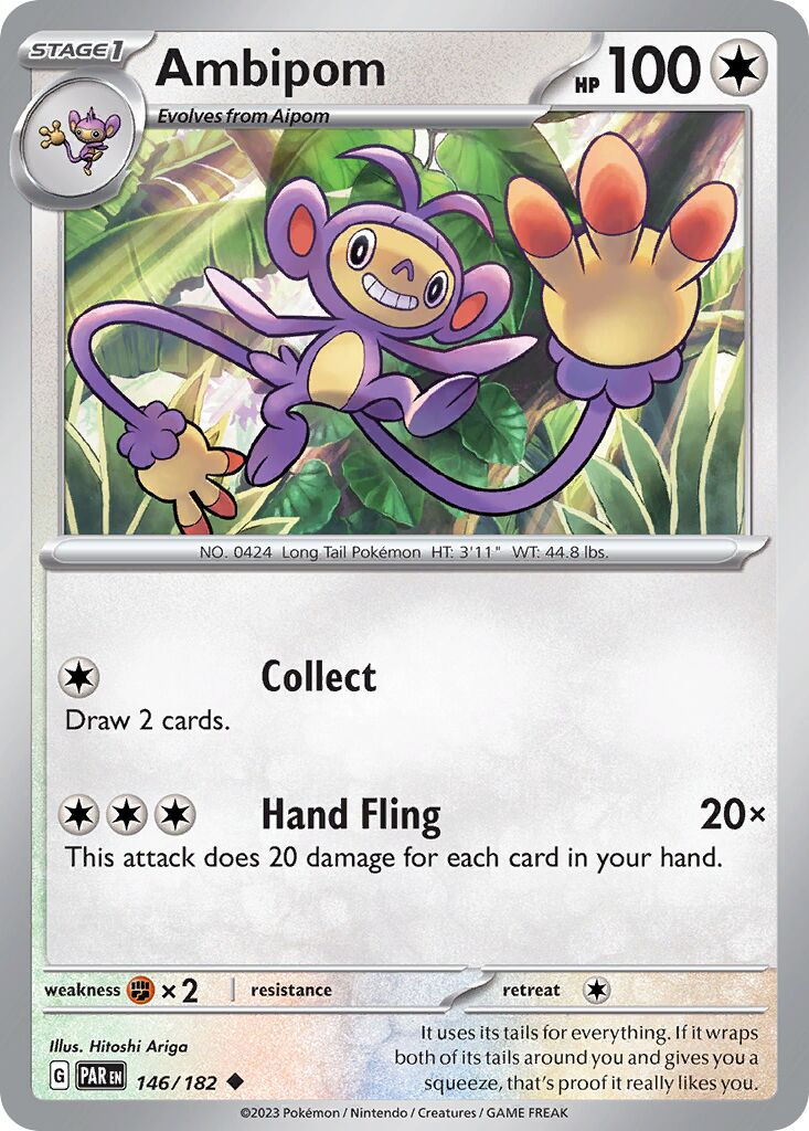 Ambipom 146/266 — Paradox Rift (English Pokémon TCG card)