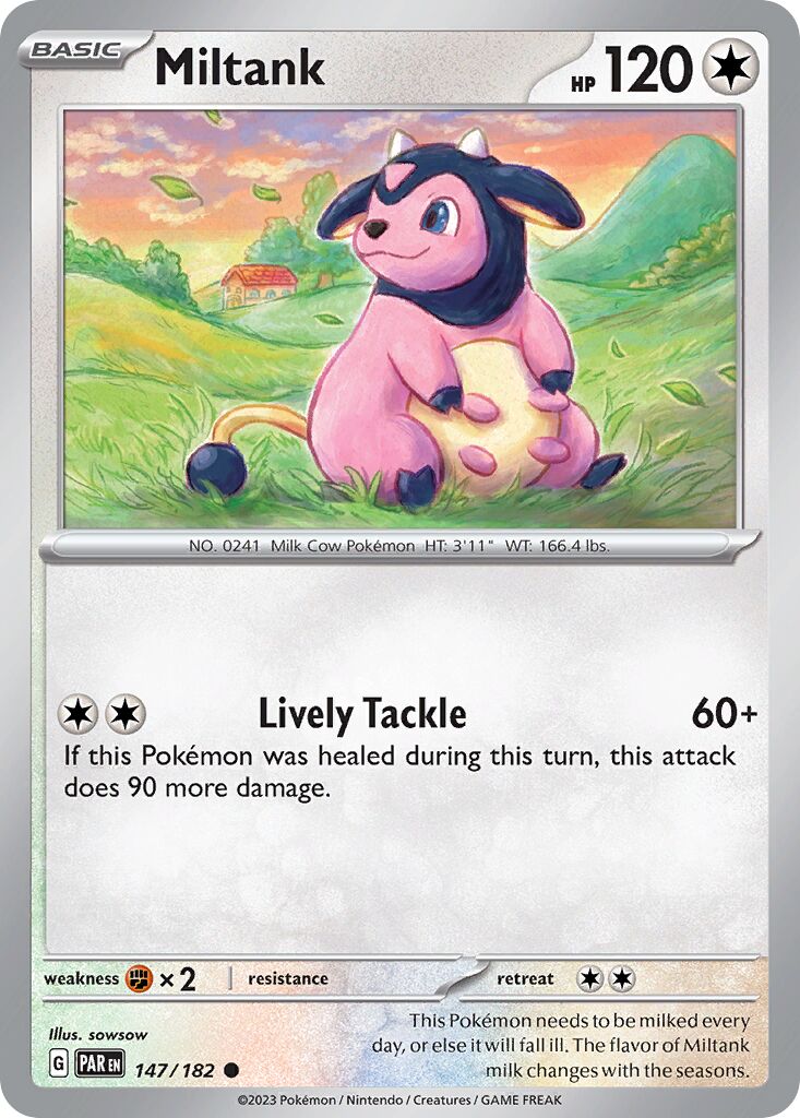 Miltank 147/266 — Paradox Rift (English Pokémon TCG card)