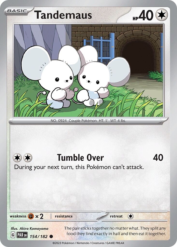 Tandemaus 154/266 — Paradox Rift (English Pokémon TCG card)