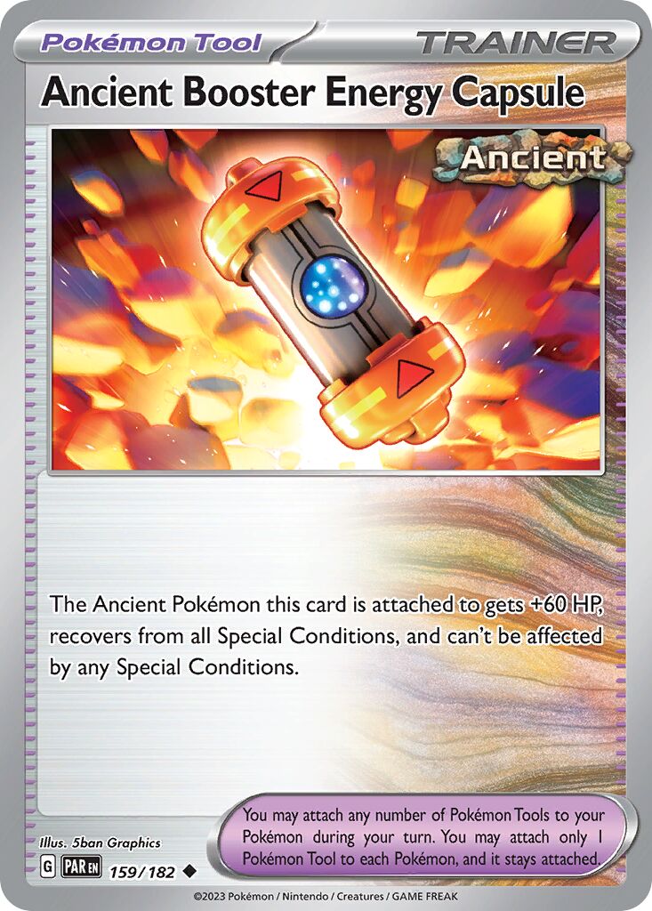Ancient Booster Energy Capsule 159/266 — Paradox Rift (English Pokémon TCG card)