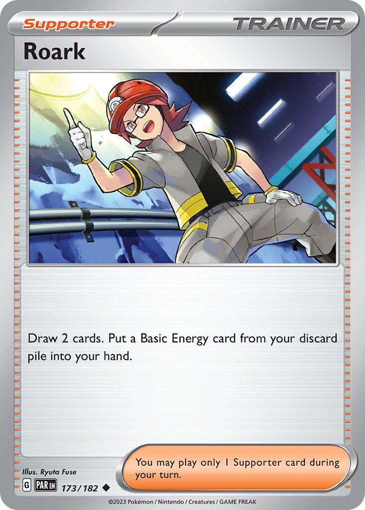 Roark 173/266 — Paradox Rift (English Pokémon TCG card)