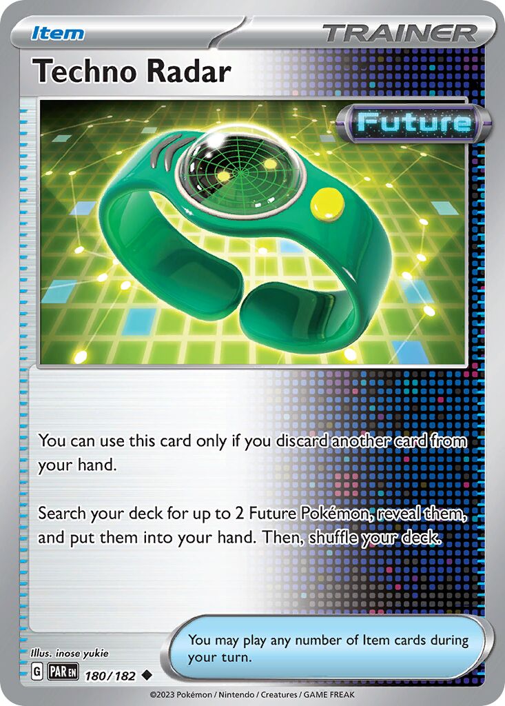 Techno Radar 180/266 — Paradox Rift (English Pokémon TCG card)