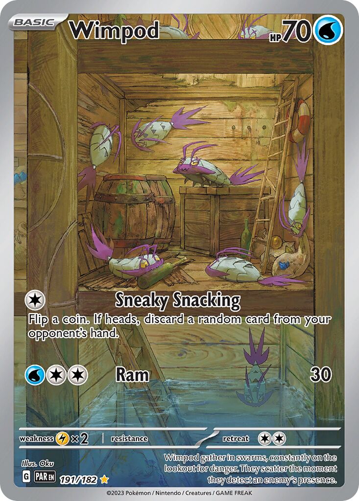 Wimpod 191/266 — Paradox Rift (English Pokémon TCG card)