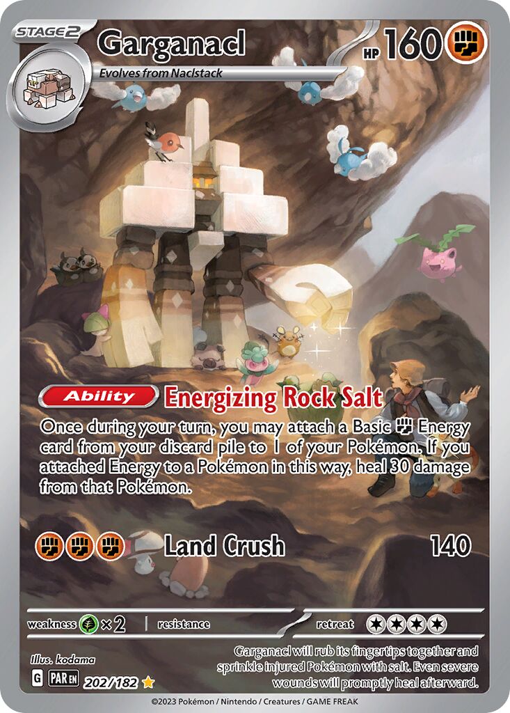 Garganacl 202/266 — Paradox Rift (English Pokémon TCG card)