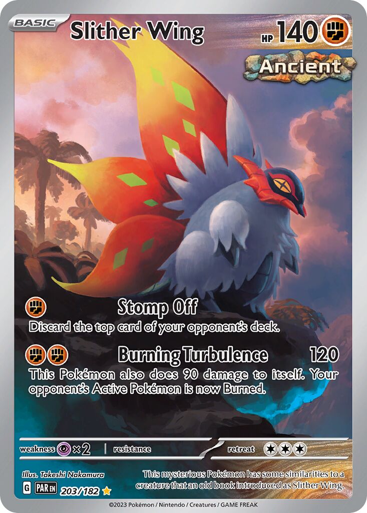 Slither Wing 203/266 — Paradox Rift (English Pokémon TCG card)