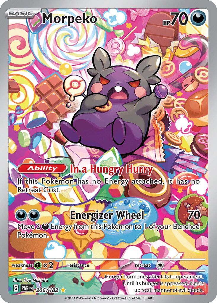Morpeko 206/266 — Paradox Rift (English Pokémon TCG card)