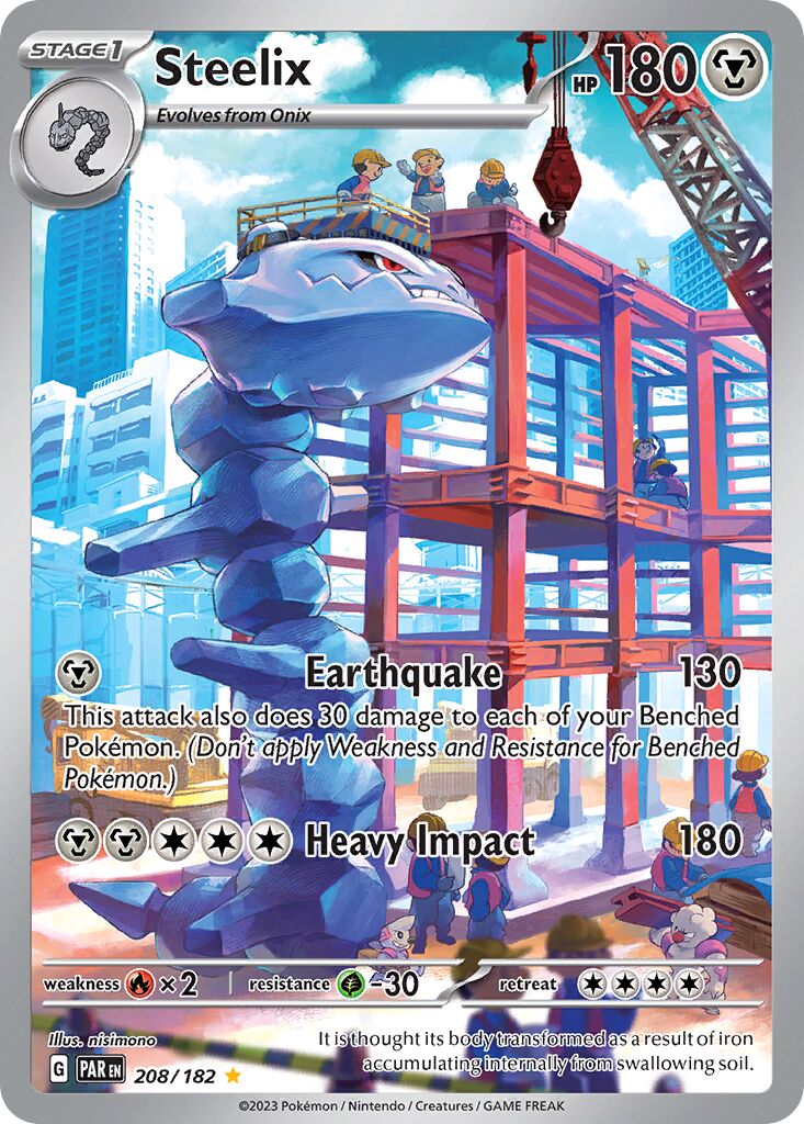 Steelix 208/266 — Paradox Rift (English Pokémon TCG card)