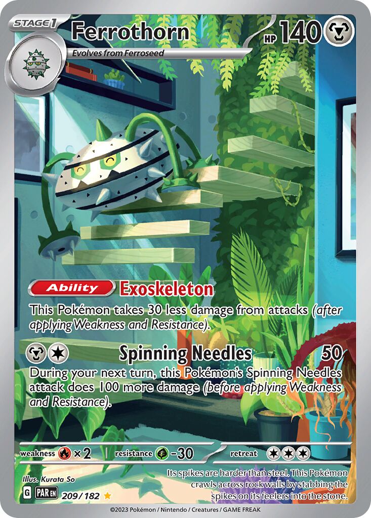 Ferrothorn 209/266 — Paradox Rift (English Pokémon TCG card)