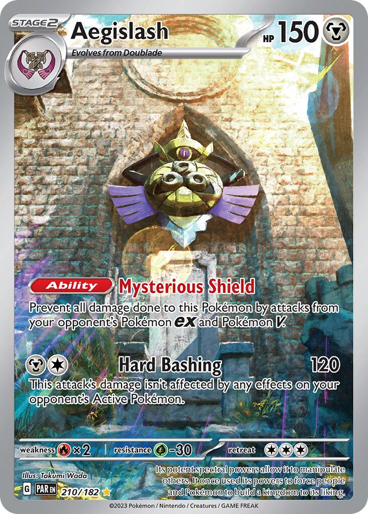 Aegislash 210/266 — Paradox Rift (English Pokémon TCG card)