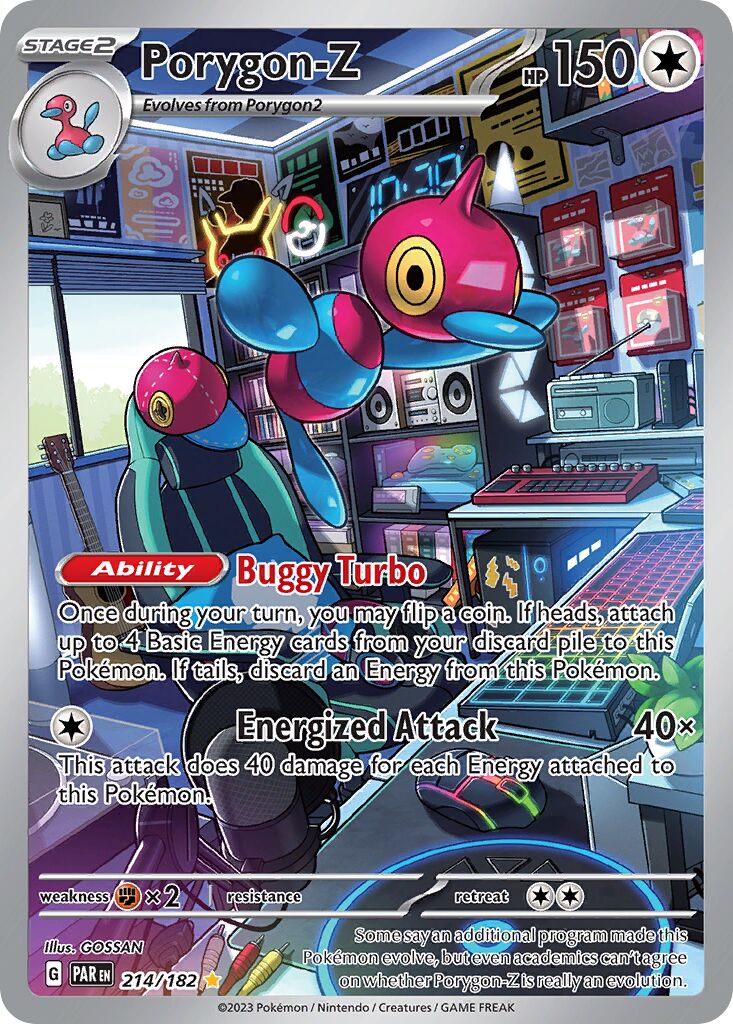 Porygon-Z 214/266 — Paradox Rift (English Pokémon TCG card)