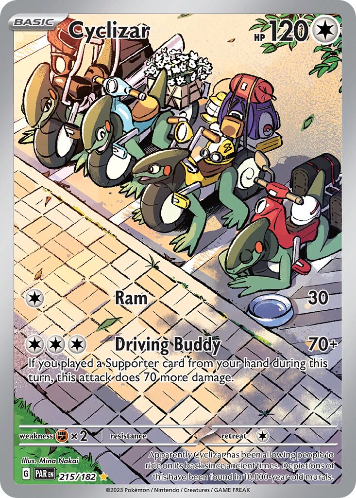 Cyclizar 215/266 — Paradox Rift (English Pokémon TCG card)