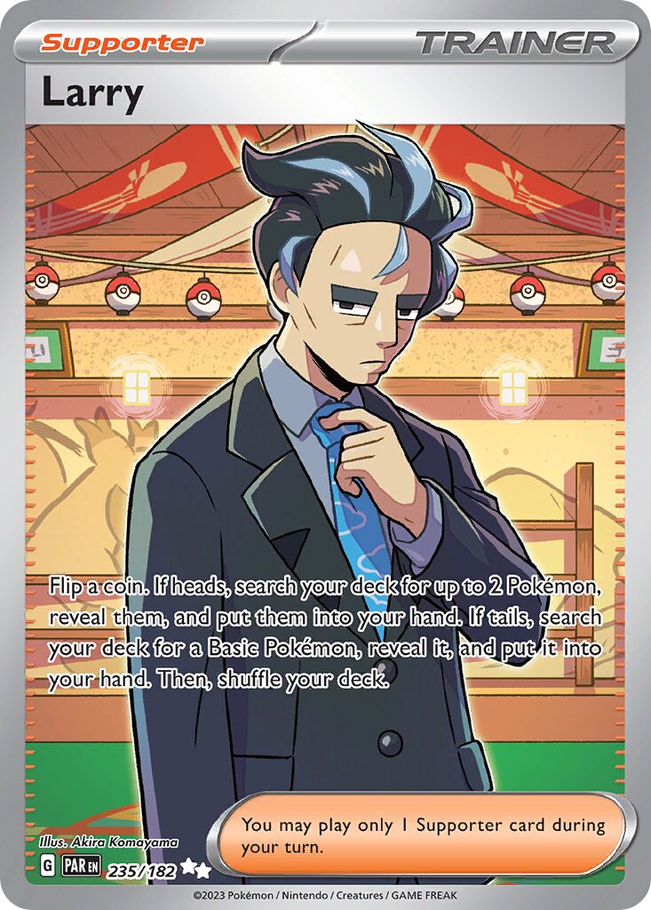 Larry 235/266 — Paradox Rift (English Pokémon TCG card)