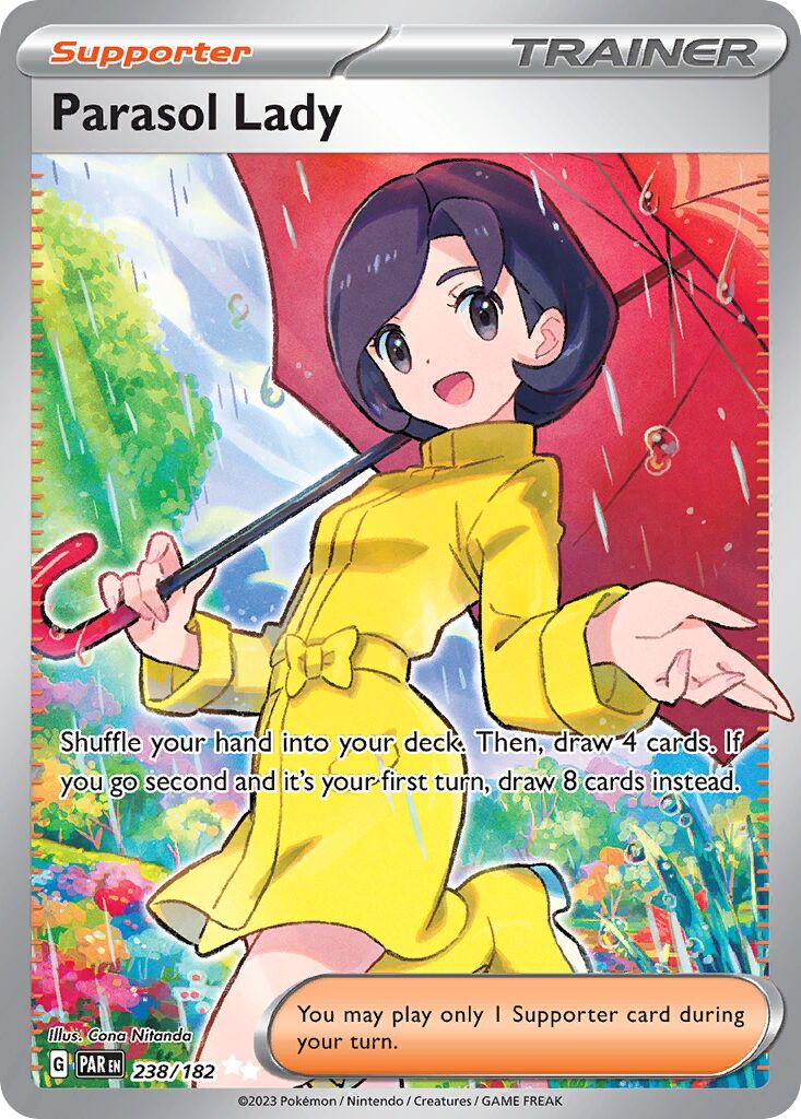 Parasol Lady 238/266 — Paradox Rift (English Pokémon TCG card)