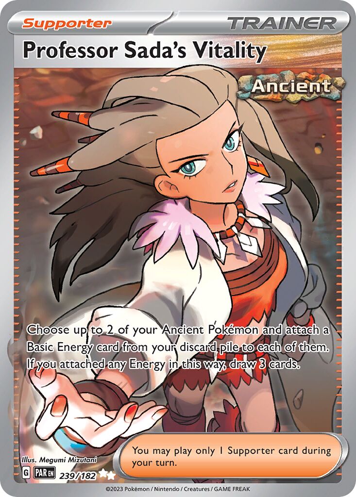 Professor Sada's Vitality 239/266 — Paradox Rift (English Pokémon TCG card)
