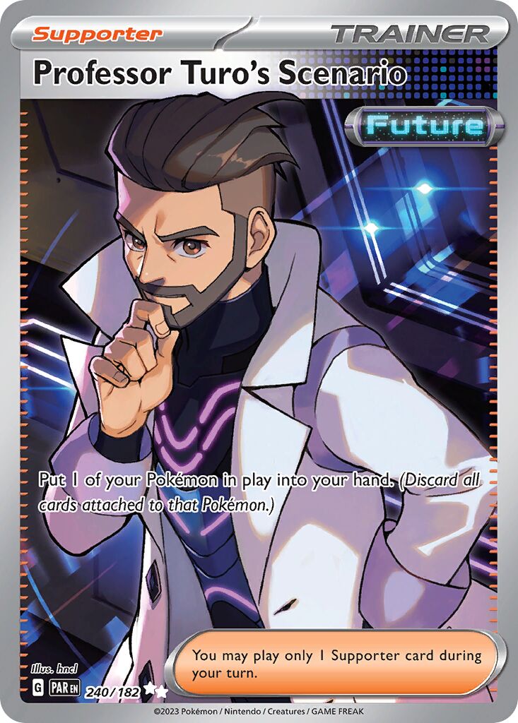 Professor Turo's Scenario 240/266 — Paradox Rift (English Pokémon TCG card)