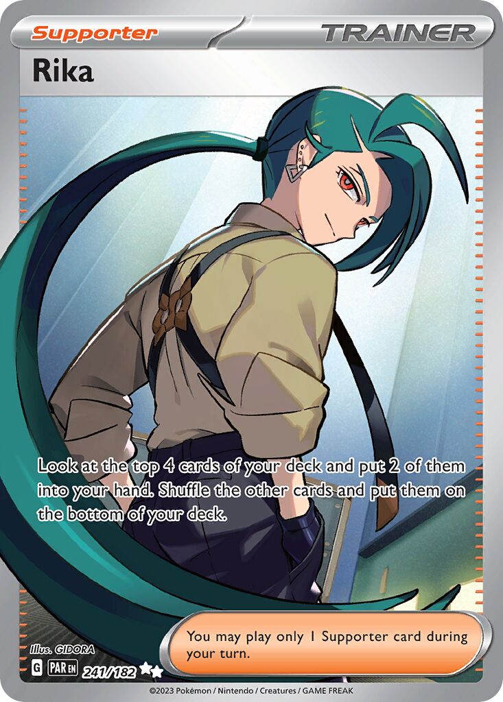 Rika 241/266 — Paradox Rift (English Pokémon TCG card)