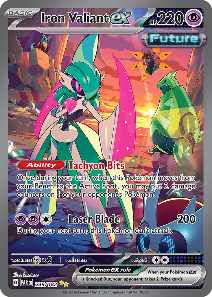 Iron Valiant ex 249/266 — Paradox Rift (English Pokémon TCG card)