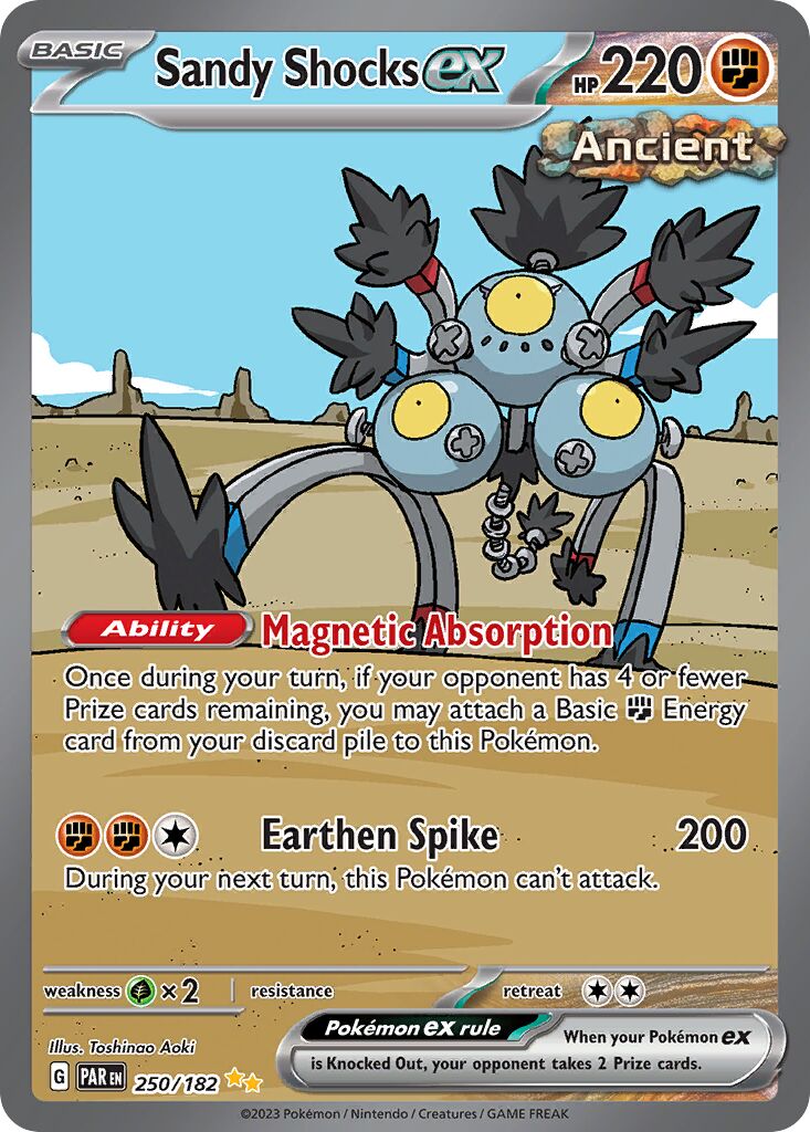 Sandy Shocks ex 250/266 — Paradox Rift (English Pokémon TCG card)