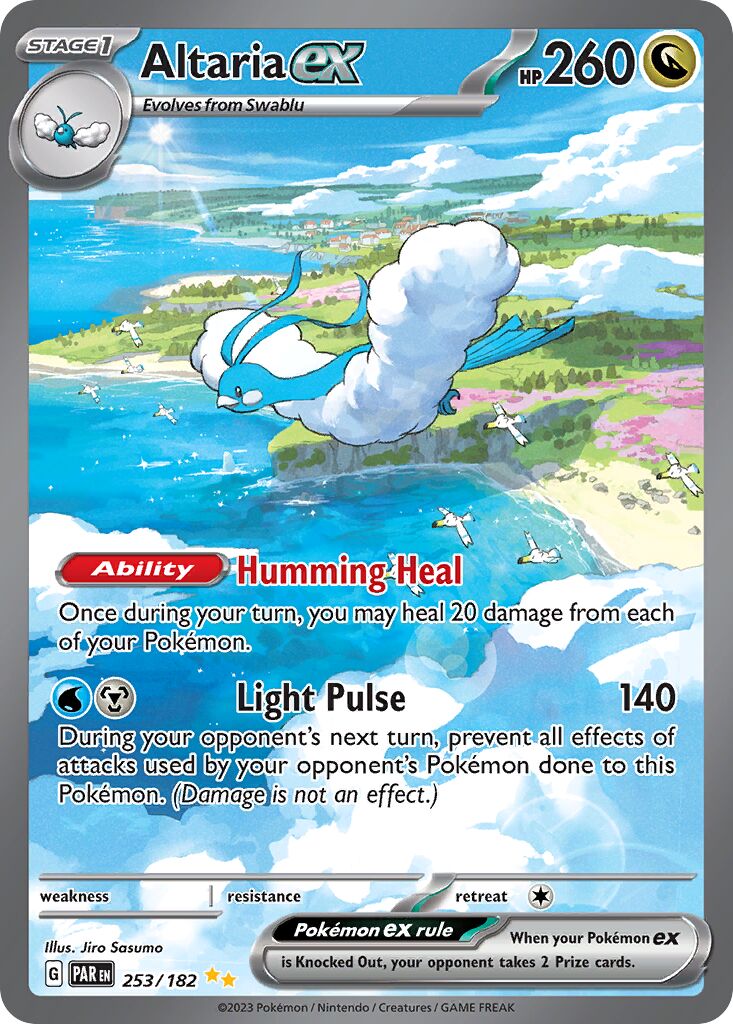 Altaria ex 253/266 — Paradox Rift (English Pokémon TCG card)