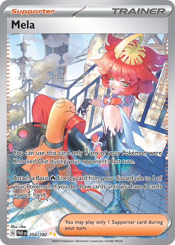 Mela 254/266 — Paradox Rift (English Pokémon TCG card)
