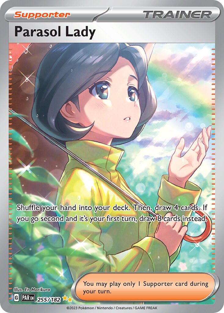 Parasol Lady 255/266 — Paradox Rift (English Pokémon TCG card)