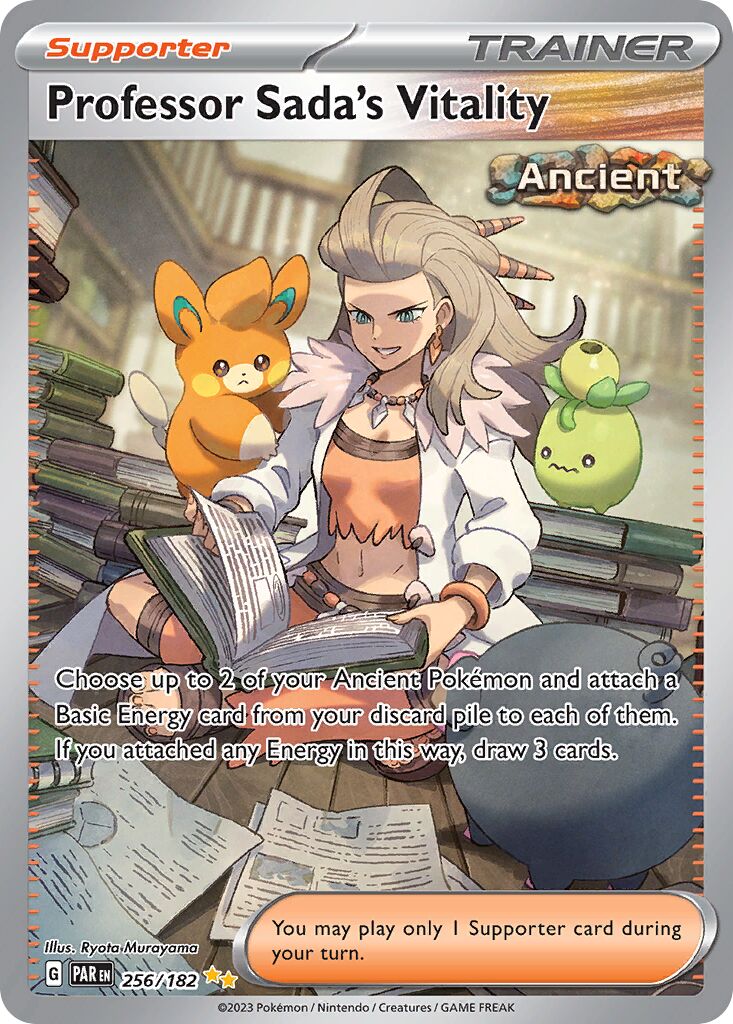 Professor Sada's Vitality 256/266 — Paradox Rift (English Pokémon TCG card)