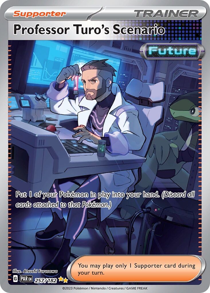 Professor Turo's Scenario 257/266 — Paradox Rift (English Pokémon TCG card)