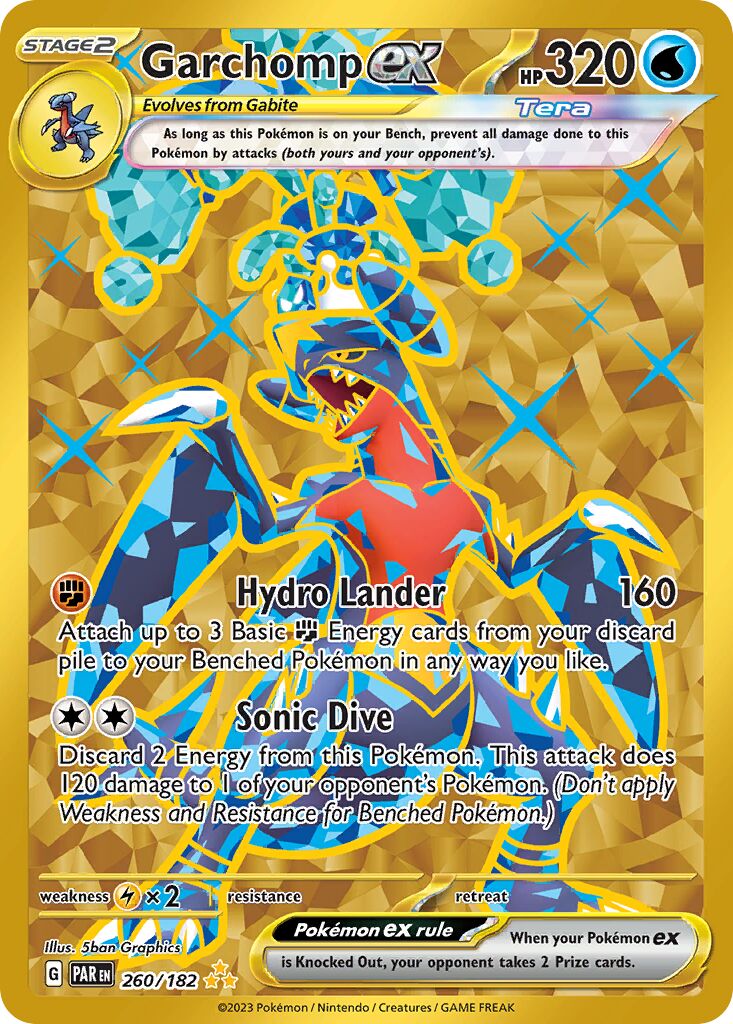 Garchomp ex 260/266 — Paradox Rift (English Pokémon TCG card)