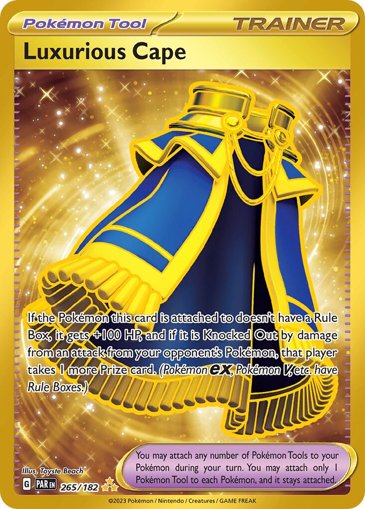 Luxurious Cape 265/266 — Paradox Rift (English Pokémon TCG card)