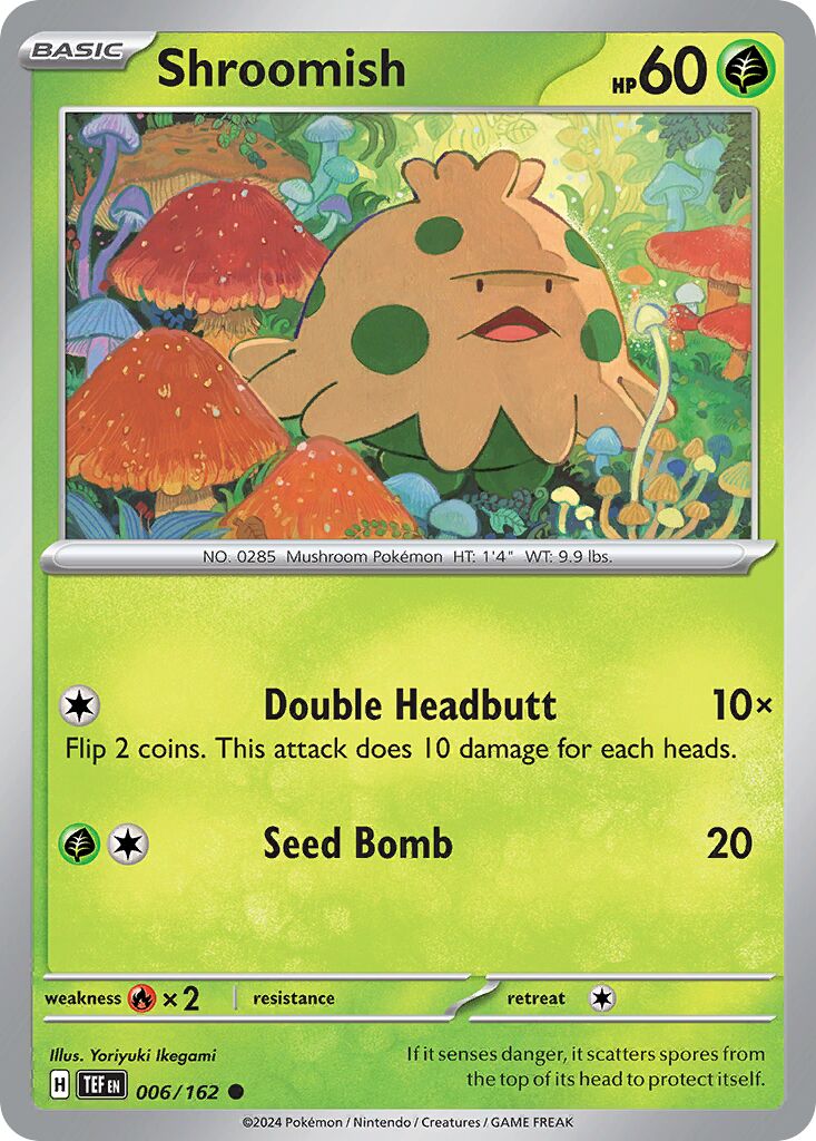 Shroomish 006/218 — Temporal Forces (English Pokémon TCG card)